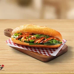 Chicken teriyaki banhmi
