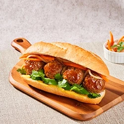 Grilled Beaf meatball banhmi