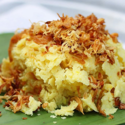 Stick Rice with corn and mung Beans